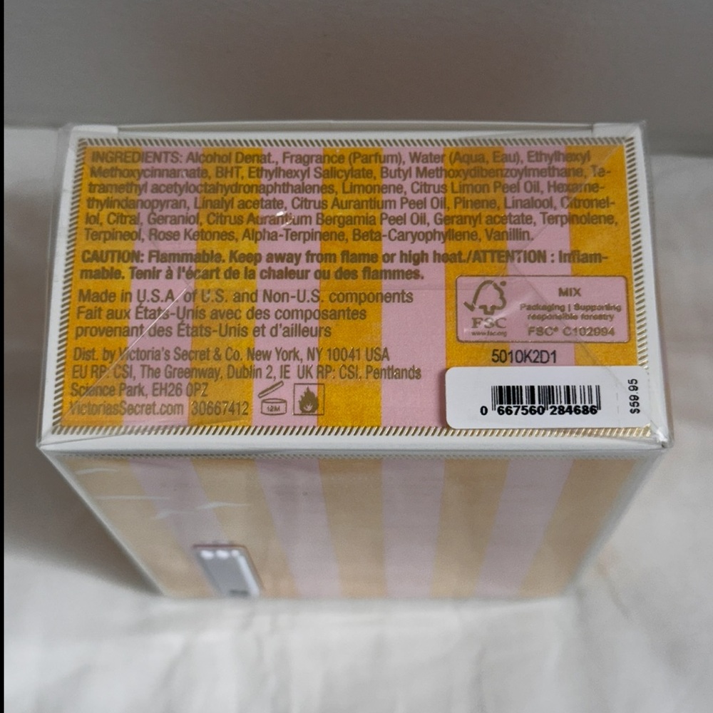 NWT Victoria’s Secret Bombshell Amalfi Lemon Eau De Parfum Summer 2025•Sealed - Picture 3 of 5